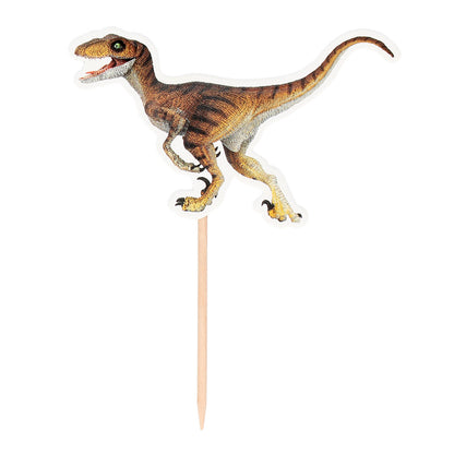 Kit Décoration Anniversaire Dinosaure - Gateau, Bannière & Accessoires