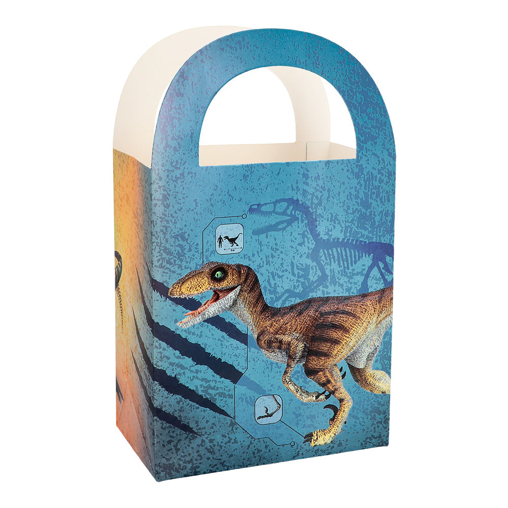 Boîtes à Cadeaux Dinosaures Bleu & Orange -