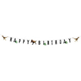 Guirlande Happy Birthday Dinosaures - Décoration Fête Enfant