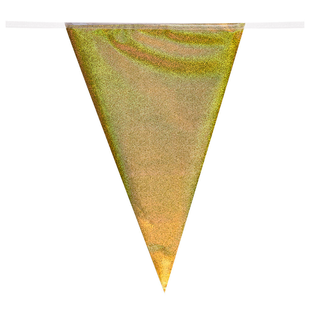Guirlande Sirène Dorée - Fanions Décoration Fête Marine 30cm