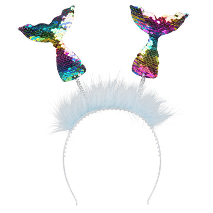 Serre-tête Queues de Sirène Paillettes Multicolores