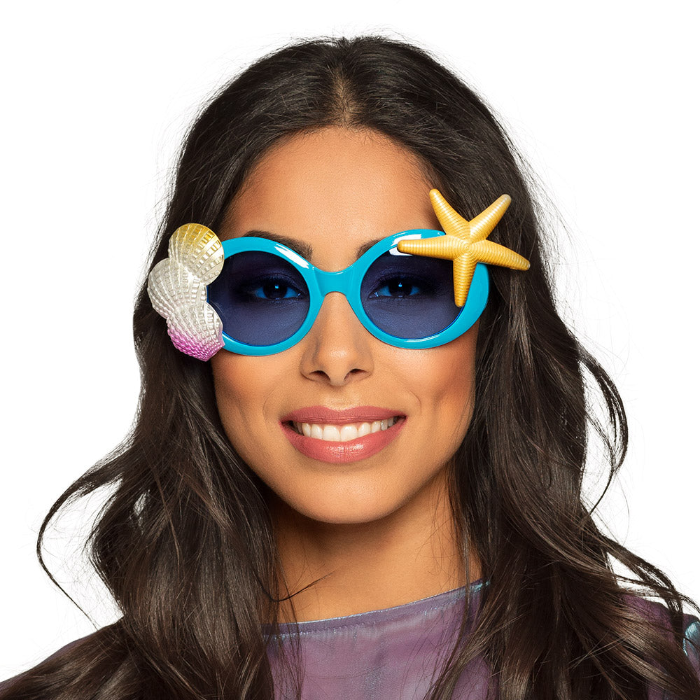Lunettes de Fête Thème Mer - Coquillage et Étoile de Mer