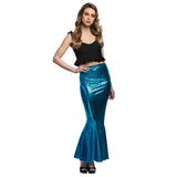 Jupe Sirène Paillettes Bleu Turquoise - Déguisement Sirène