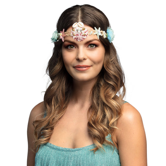 Couronne de Sirène Perlée - Accessoire Mermaid Tropical