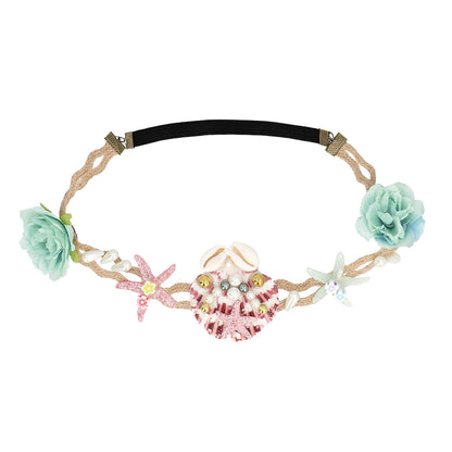 Couronne de Sirène Perlée - Accessoire Mermaid Tropical