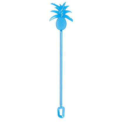Pailles Ananas Tropicales Colorées - Lot de 6 pour Cocktails