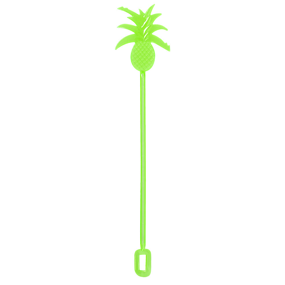 Pailles Ananas Tropicales Colorées - Lot de 6 pour Cocktails
