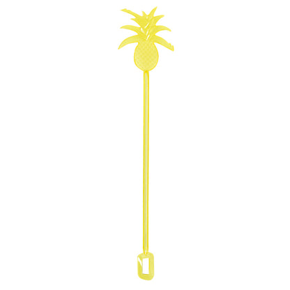 Pailles Ananas Tropicales Colorées - Lot de 6 pour Cocktails