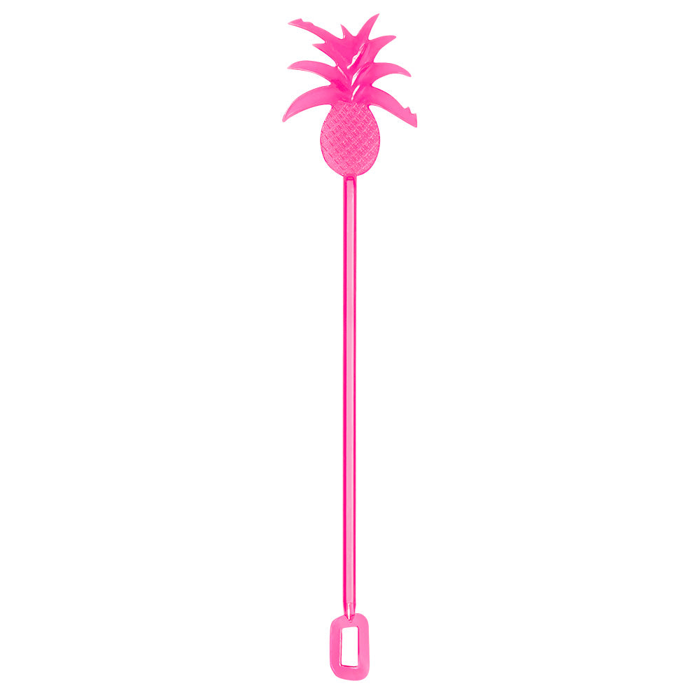 Pailles Ananas Tropicales Colorées - Lot de 6 pour Cocktails