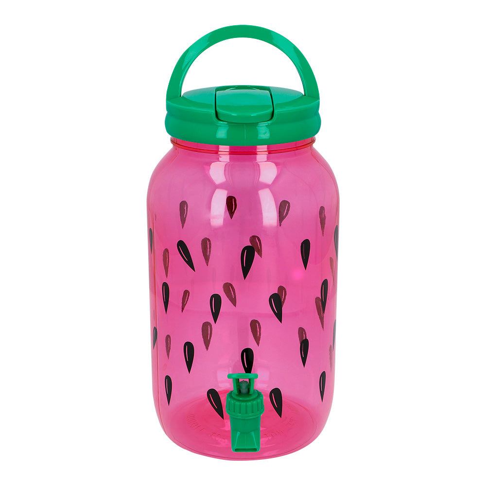 Distributeur Boisson Fraise Rose Cœurs - Fontaine 3,5L