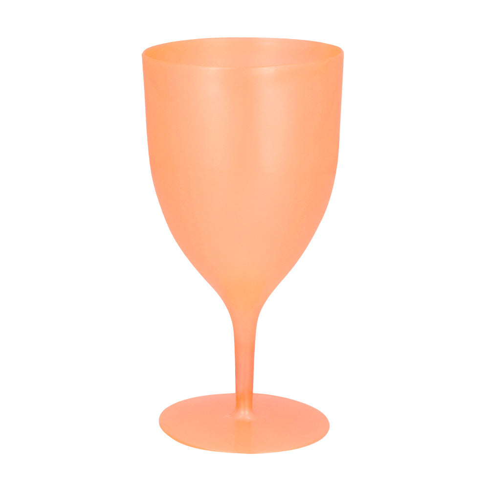 Verre à Champagne Réutilisable Orange Pêche - Accessoire Fête