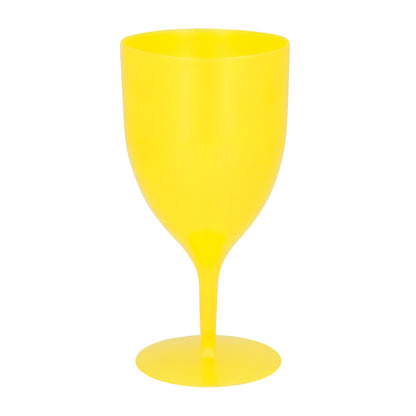 Set de 5 Verres à Vin Plastique Réutilisables Colorés