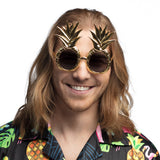 Lunettes Ananas Tropical Doré - Accessoire Fête Fantaisie