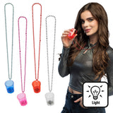 Collier Lumineux à Bille avec Verre LED - Accessoire de Fête