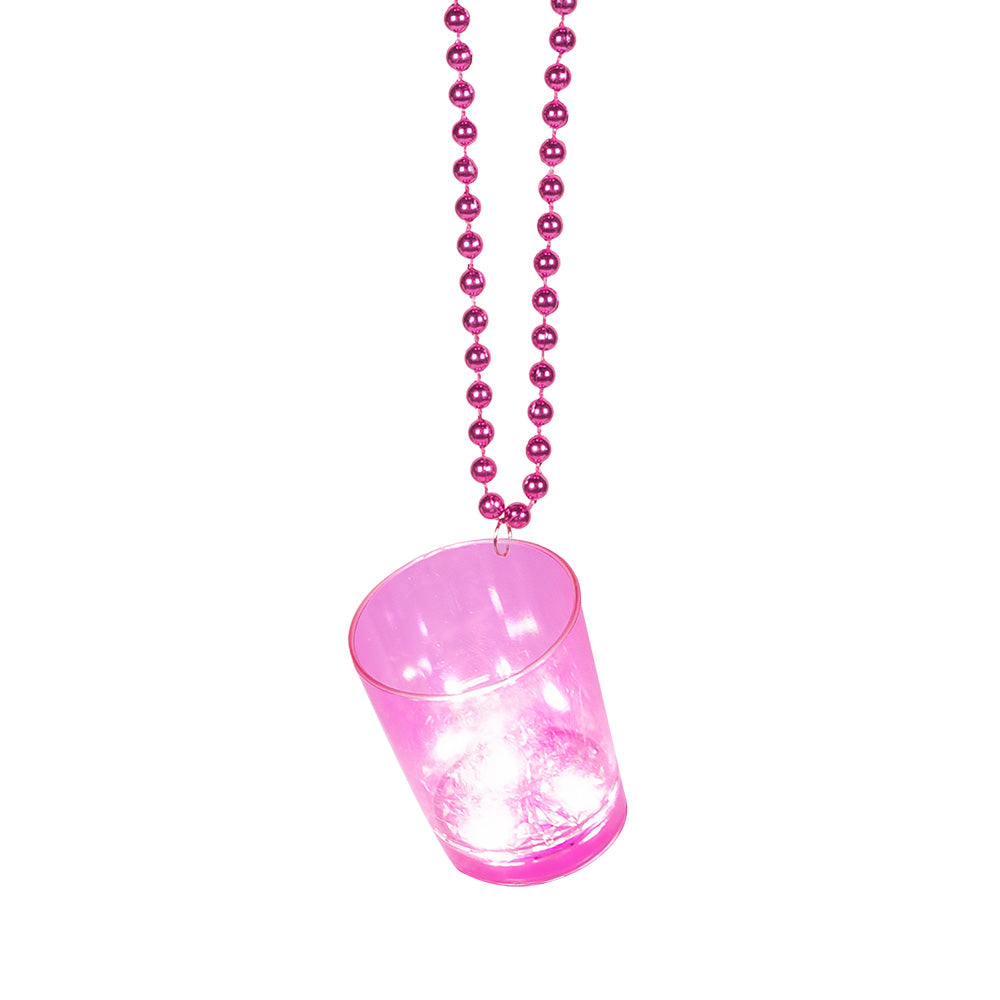 Collier Lumineux à Bille avec Verre LED - Accessoire de Fête