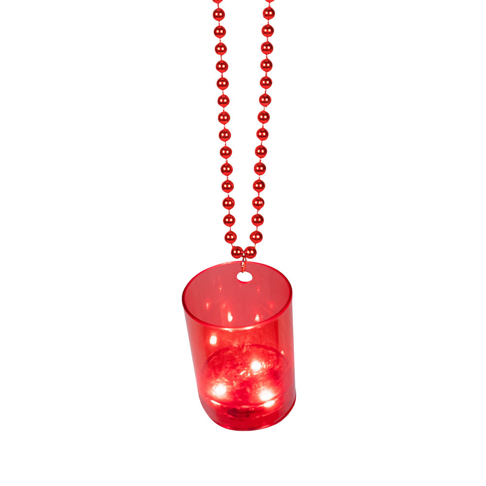 Collier Lumineux à Bille avec Verre LED - Accessoire de Fête