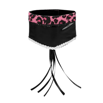 Set Complet Chat Rose Léopard - Oreilles, Ceinture & Accessoires