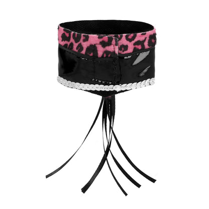 Set Complet Chat Rose Léopard - Oreilles, Ceinture & Accessoires