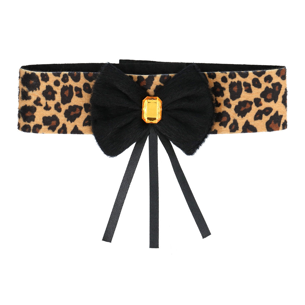 Kit Complet Chat Léopard - Serre-tête, Ceinture, Accessoires