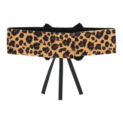 Kit Complet Chat Léopard - Serre-tête, Ceinture, Accessoires