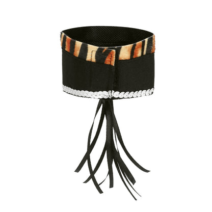 Kit Complet Félin Tigré Rose - Bandeau Oreilles, Ceinture, Queue, Bracelets