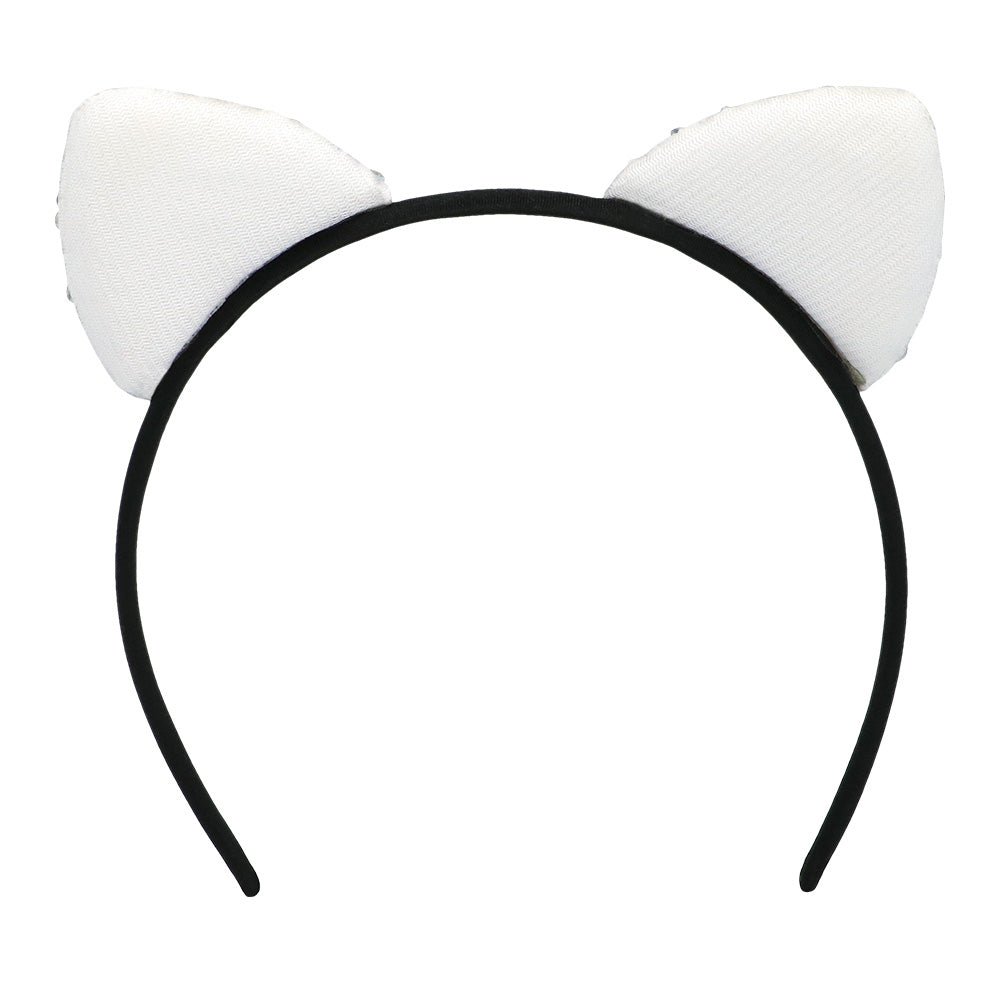 Serre-tête Oreilles de Chat Sequins - 4 Couleurs Assorties