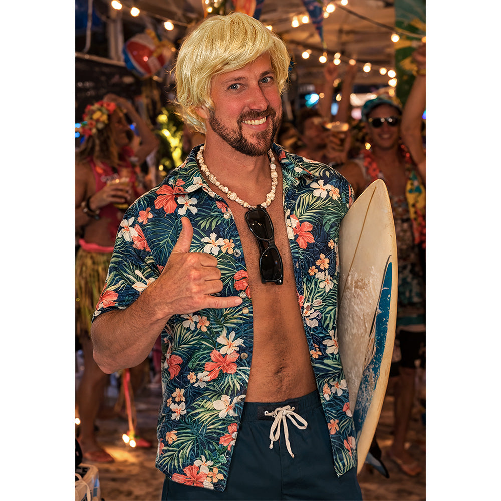 Chemise Hawai Fleurs Tropicales Homme - Déguisement Fête