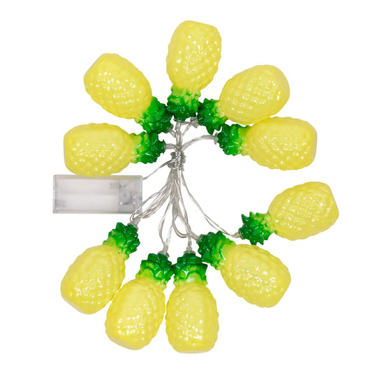 Guirlande Ananas LED 10 Fruits Décoration Fête Tropicale