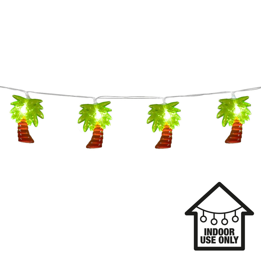 Guirlande Lumineuse Palmiers Noël - 10 LED Sapin Tropical