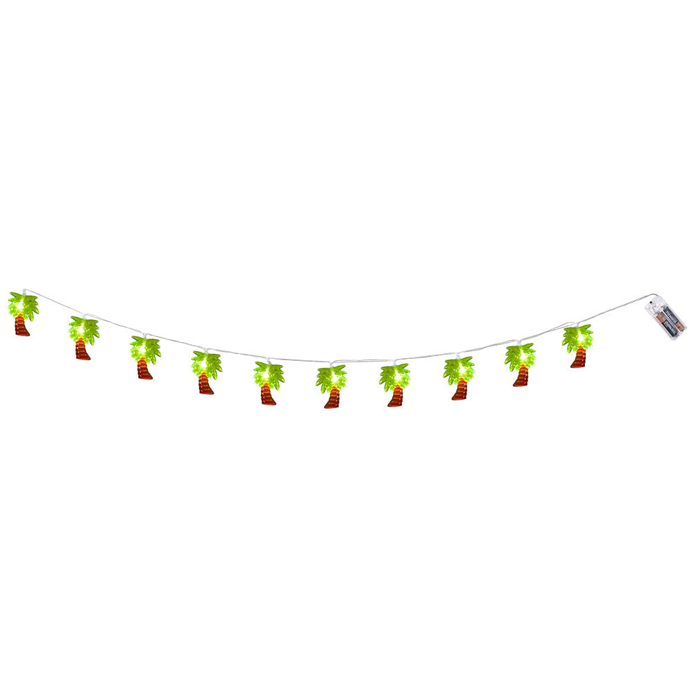 Guirlande Lumineuse Palmiers Noël - 10 LED Sapin Tropical