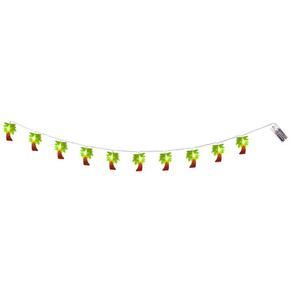 Guirlande Lumineuse Palmiers Noël - 10 LED Sapin Tropical