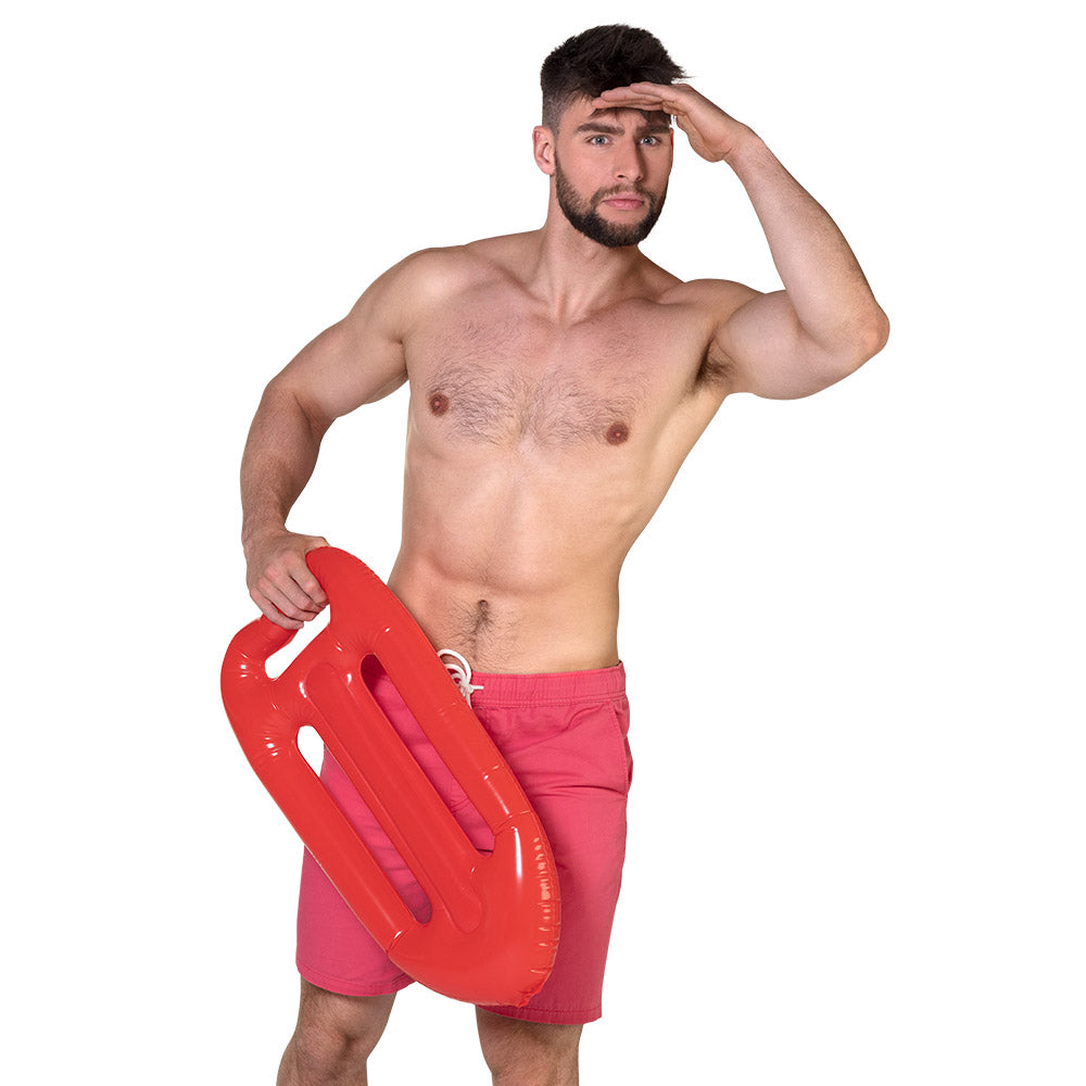 Bouée Gonflable Géante Rouge - Accessoire Plage Party