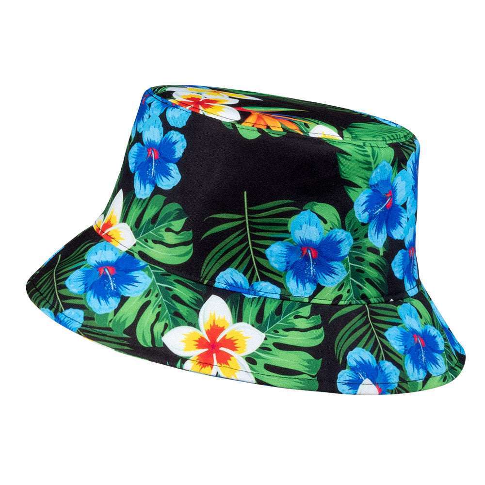 Gilet Floral Tropical + Chapeau Bucket | Déguisement Hawai