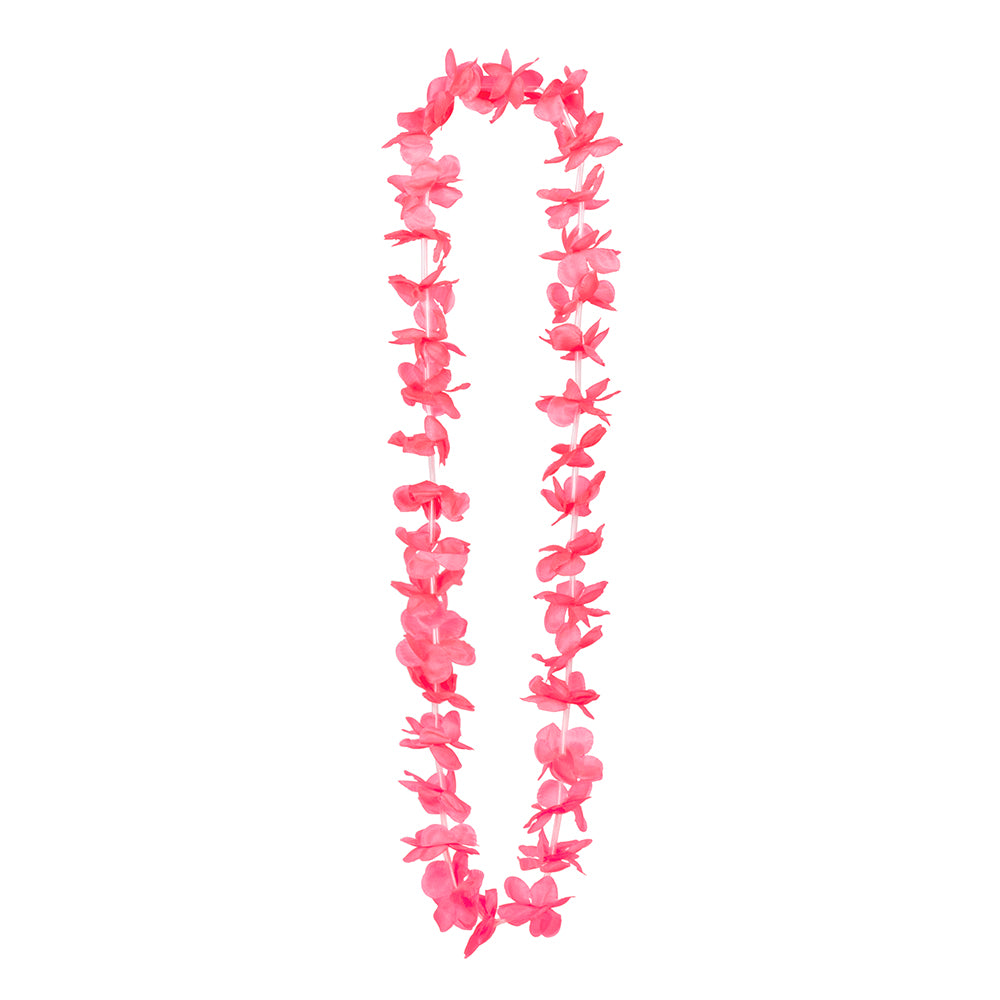 Collier Hawaïen Fleurs Tropicales UV Blacklight - 25 Pcs