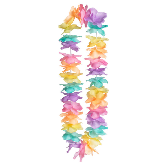 Collier Fleurs Hawaïennes Multicolores Luxe - Accessoire Tropical