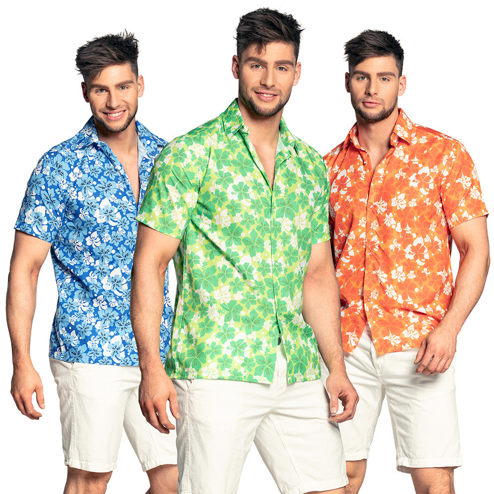 Chemise Hawaïenne Fleurie Homme - Déguisement Tropical Coloré