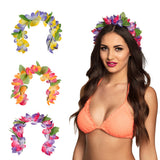Couronne de Fleurs Hawaïenne Colorée - Accessoire Fête Tropical