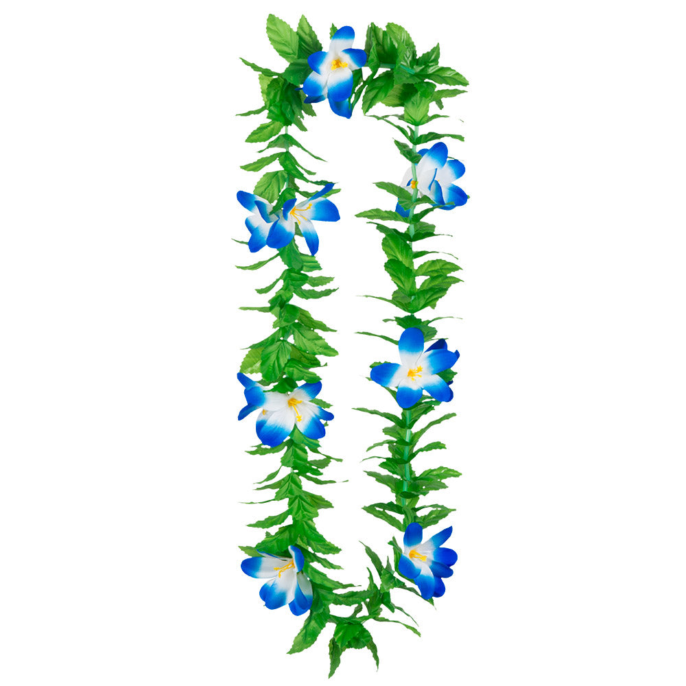 Collier Fleur Hawaïen - Guirlande Florale Multicolore Tropical