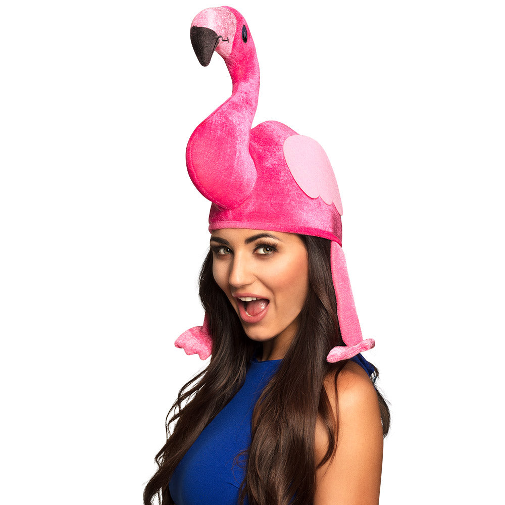 Chapeau Flamant Rose Géant - Déguisement Adulte Amusant