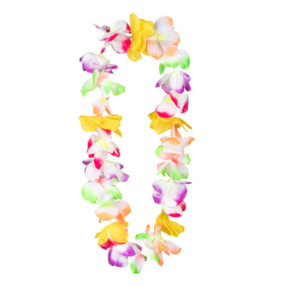 Collier de Fleurs Hawaïen Multicolore - Guirlande Tropicale