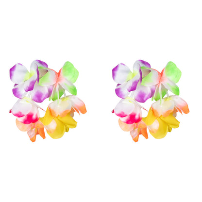 Collier de Fleurs Hawaïen Multicolore - Guirlande Tropicale