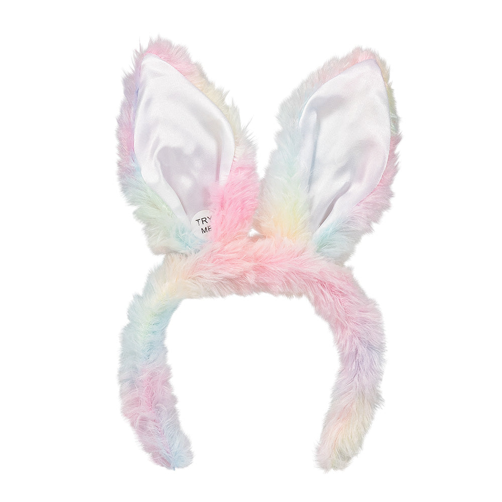 Serre-tête Lapin Lumineux Arc-en-Ciel avec Batteries