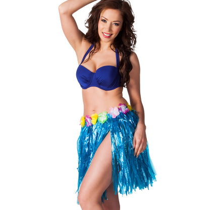 Jupe Hawaïenne Luxe avec Fleurs - Accessoire Soirée Tropical