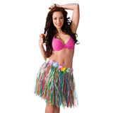 Déguisement Hawaïen Femme - Bikini Rose & Jupe Fleurie