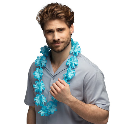 Collier Hawaïen Fleurs Tropicales - 6 Coloris au Choix