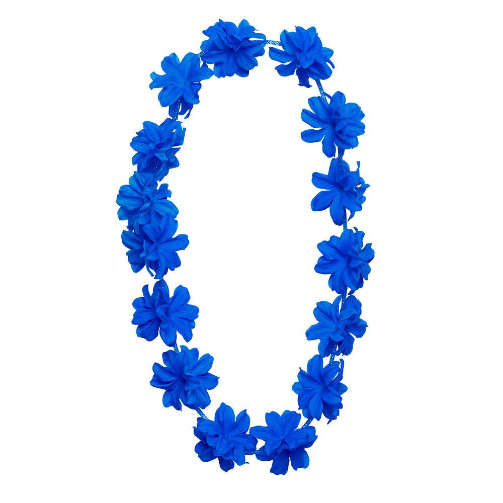 Collier Hawaïen Fleurs Tropicales - 6 Coloris au Choix