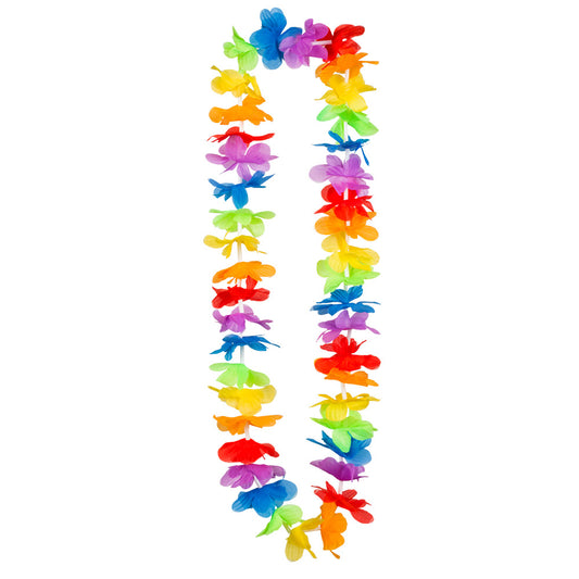 Collier de Fleurs Hawaïen Multicolore - Accessoire Tropical