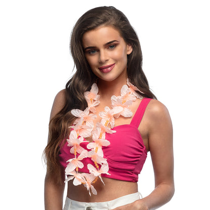 Collier Fleurs Hawaïennes Tropical - Accessoire Fête Coloré