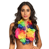 Collier Hawaïen Fleurs Multicolores - Accessoire Fête Tropical