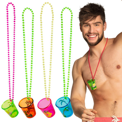 Collier Shooter Tropical Coloré - Accessoire Fête Hawai